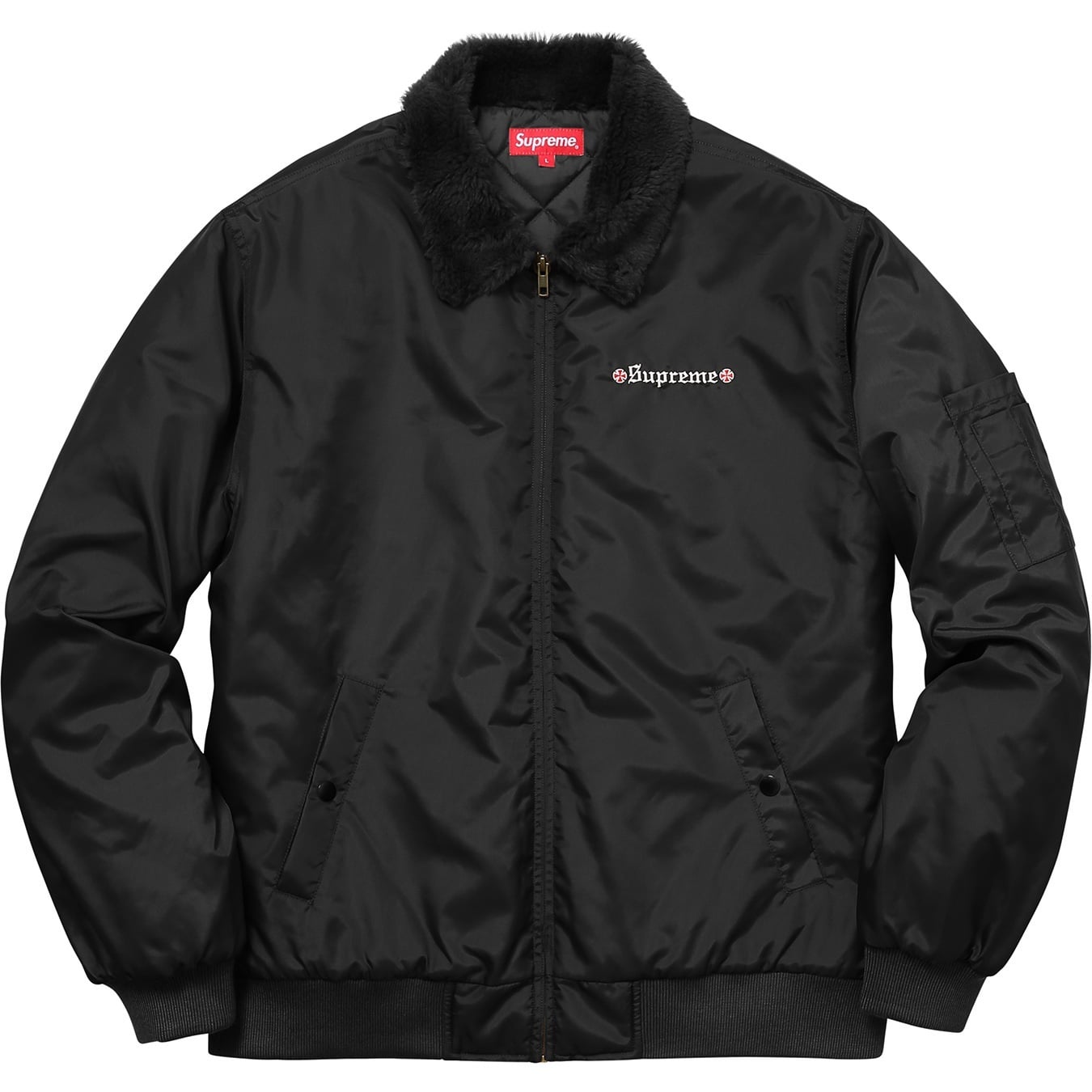 Supreme®/Independent® Fur Collar Bomber Jacket view 9